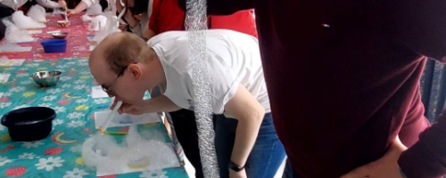Bańkowe Show w Środowiskowym Domu Samopomocy w Radziejowie
